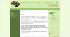 Desktop Screenshot of brookingscountyfoodpantry.org
